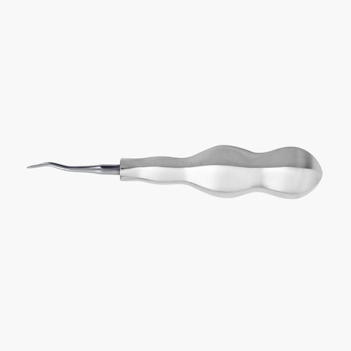Atraumatic Extraction Luxating Elevator Lindo Levin 3 mm Out Angle Thin Blade with Serration