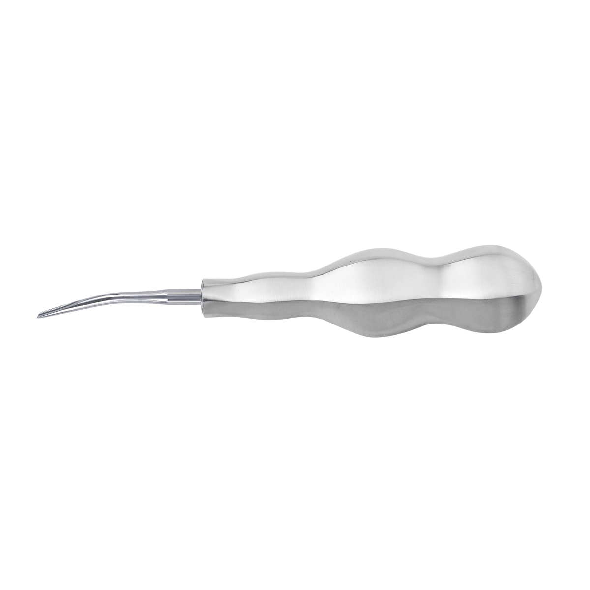 Atraumatic Extraction Luxating Elevator Lindo Levin 4 mm Curved Thin Blade with Serration
