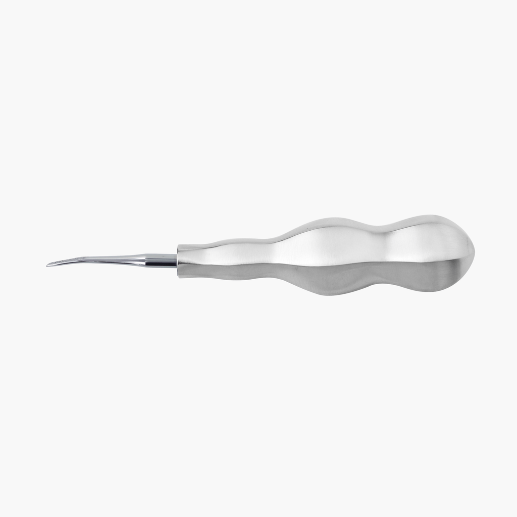 Atraumatic Luxation Elevators Diamonded Coated 3 mm Curved,Ergonomic and Light