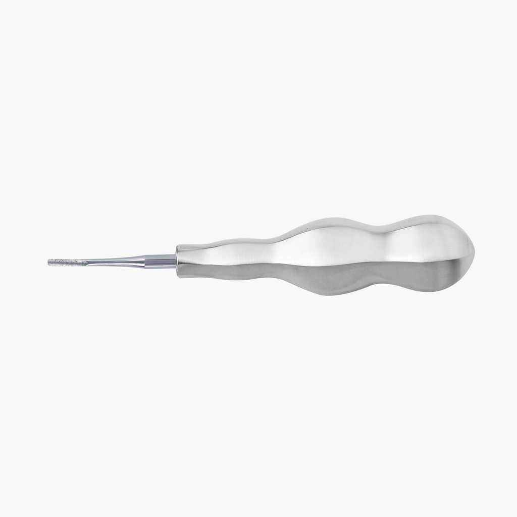 Atraumatic Luxation Elevators Diamonded Coated 3 mm Curved,Ergonomic and Light