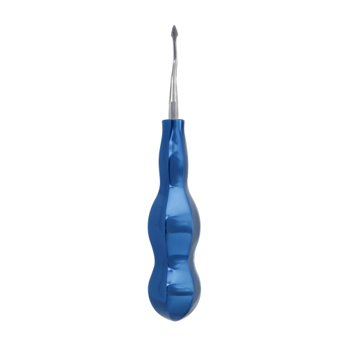 Atraumatic Extraction Spade Elevator Distal - Blue Titanium Dental Extraction Elevator