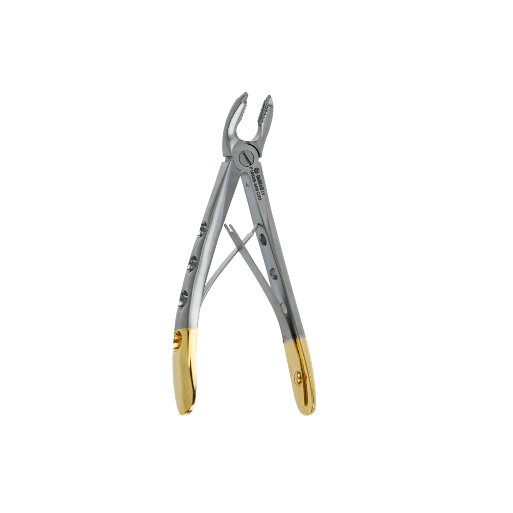 F2 Pediatric Lower Universal Apical Retention Forceps - Atraumatic Extraction