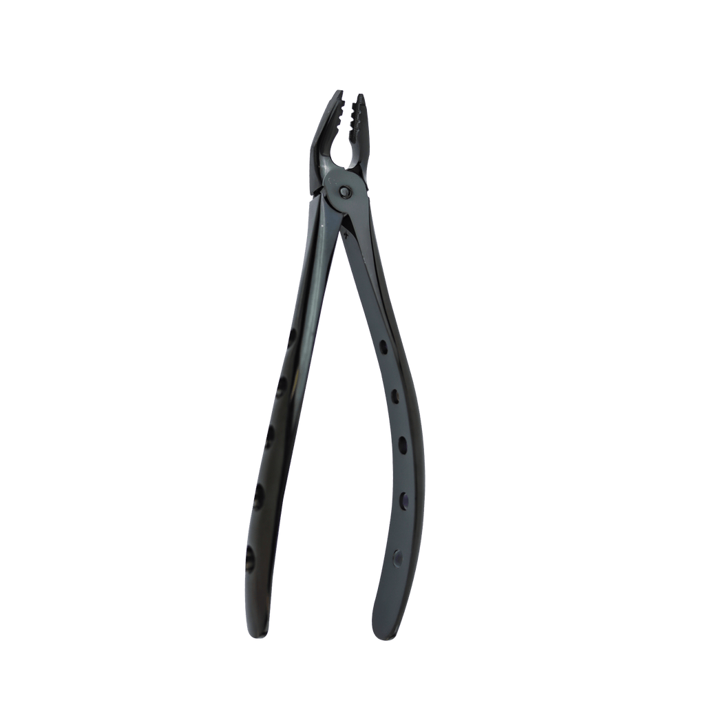 F-2N Black Titanium Lower Universal Apical Retention Forceps