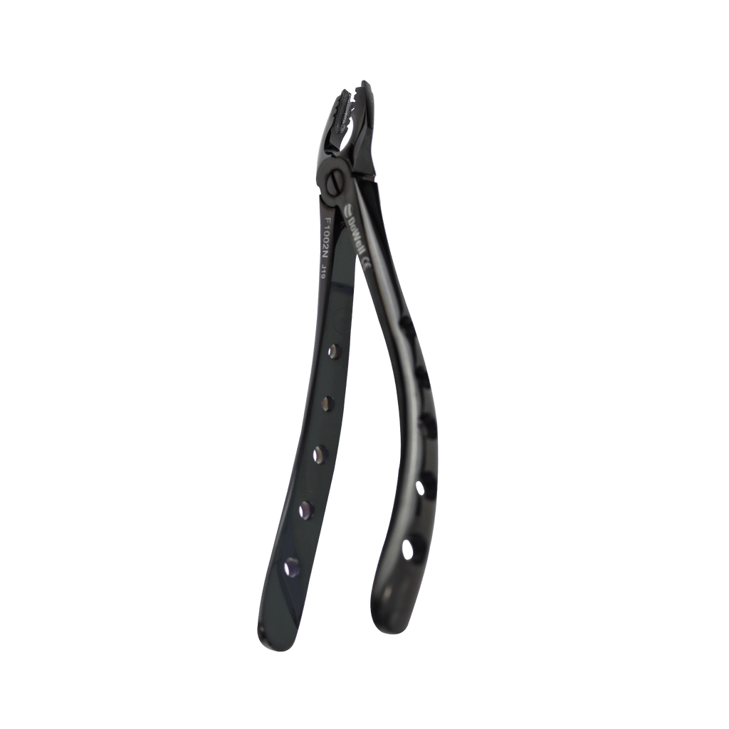 F-2N Black Titanium Lower Universal Apical Retention Forceps