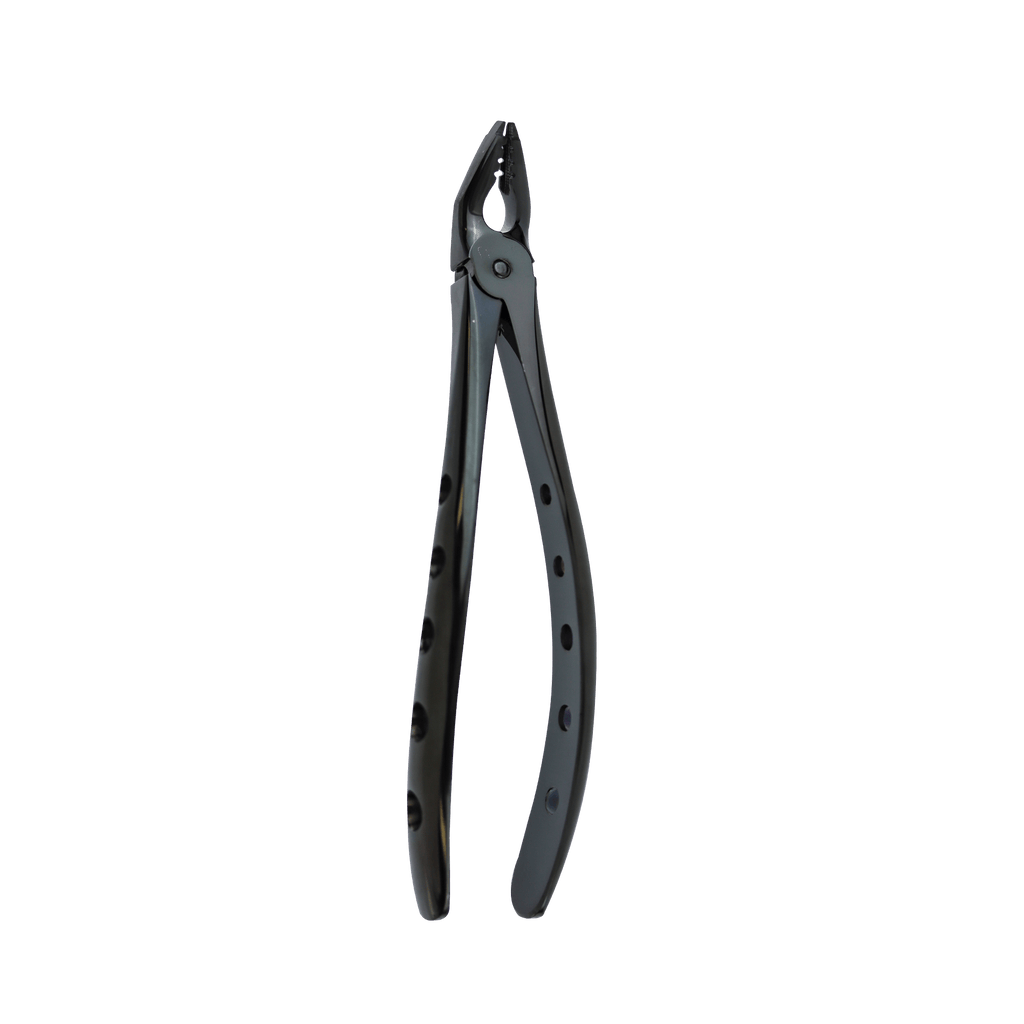 F-2N Black Titanium Lower Universal Apical Retention Forceps