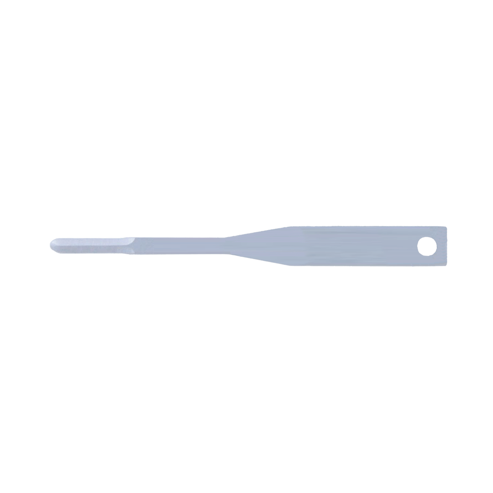 Microsurgical Scalpel Bendable Straight Blade - Sharp Full Radius and Side Blade