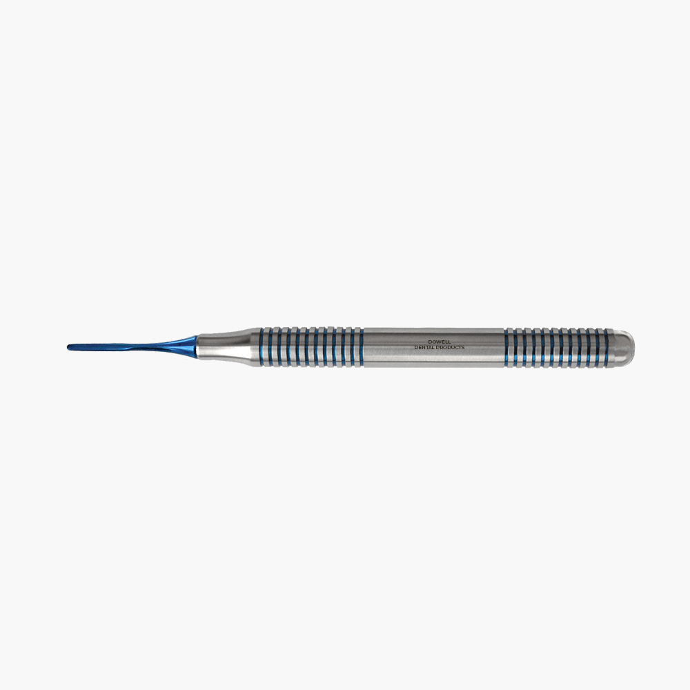 Atraumatic Extraction Periotomes PT - 4 Straight Single Ended - Blue Titanium