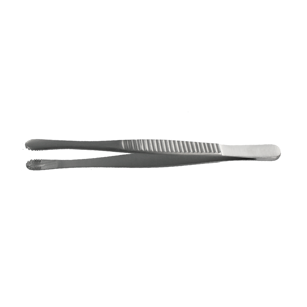 Russian Tissue Plier Forceps - 16 cm Straight