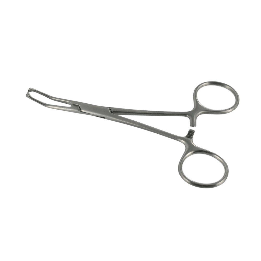 Allison Baby Tissue Plier Forceps - Curved