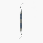 Lucas #86A Serrated Angled Surgical Curette - 3.2 mm