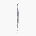 Lucas #86A Serrated Angled Surgical Curette - 3.2 mm