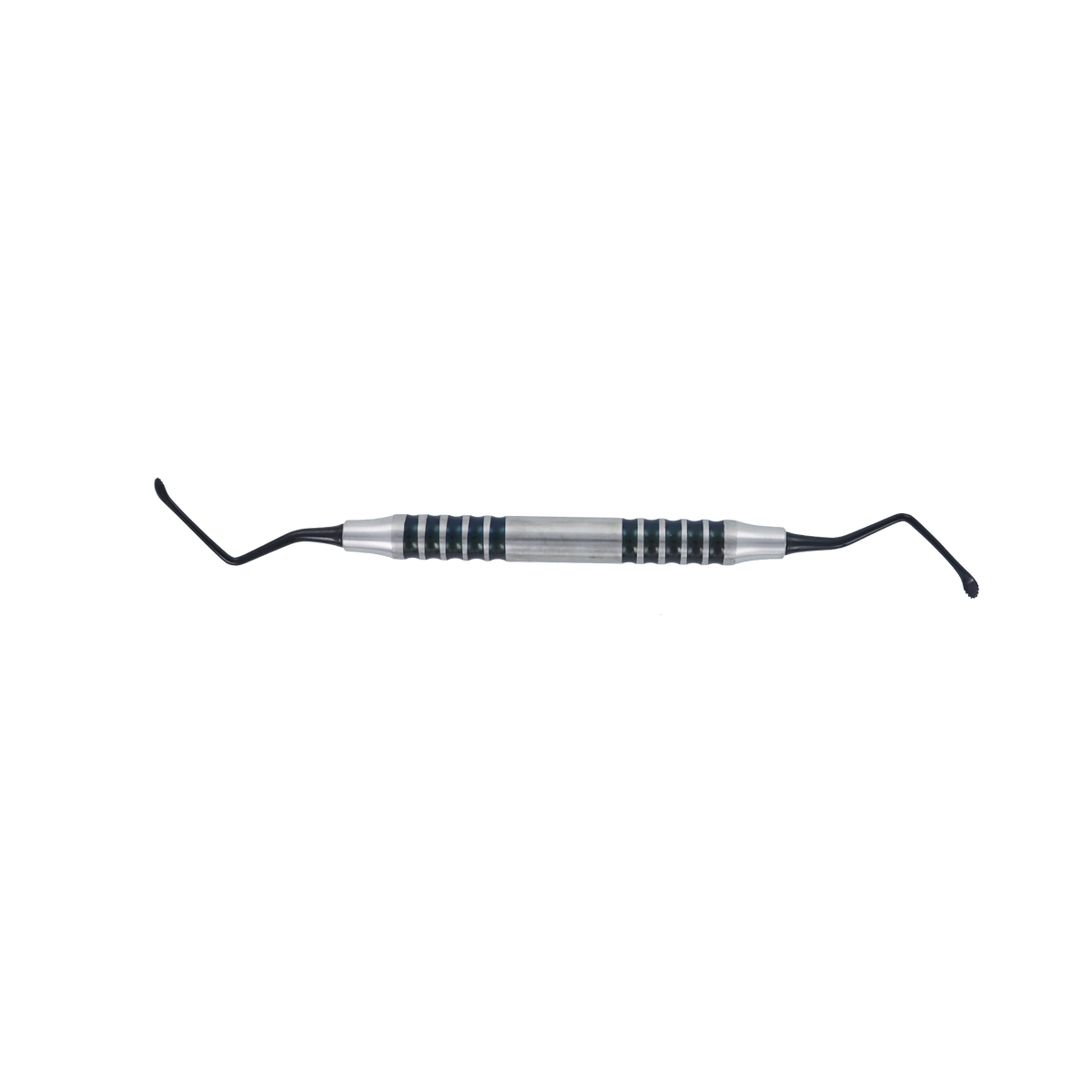 Dr. Ziv Mazor Lucas #86 Serrated Black Titanium Surgical Curette - 3.2 mm