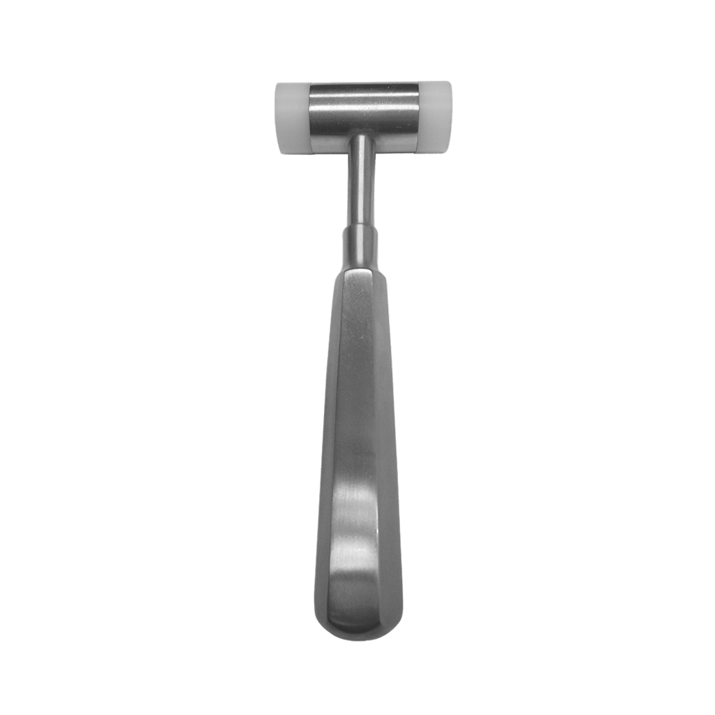 Mead Surgical Mallet - Replaceable Silicone Contact Pads - Mini - 14.5cm Diameter