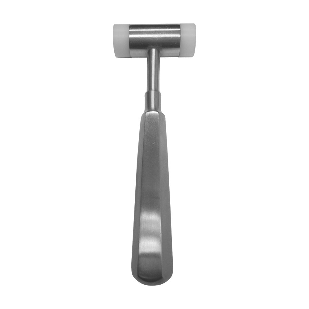 Mead Surgical Mallet - Replaceable Silicone Contact Pads - Mini - 14.5cm Diameter