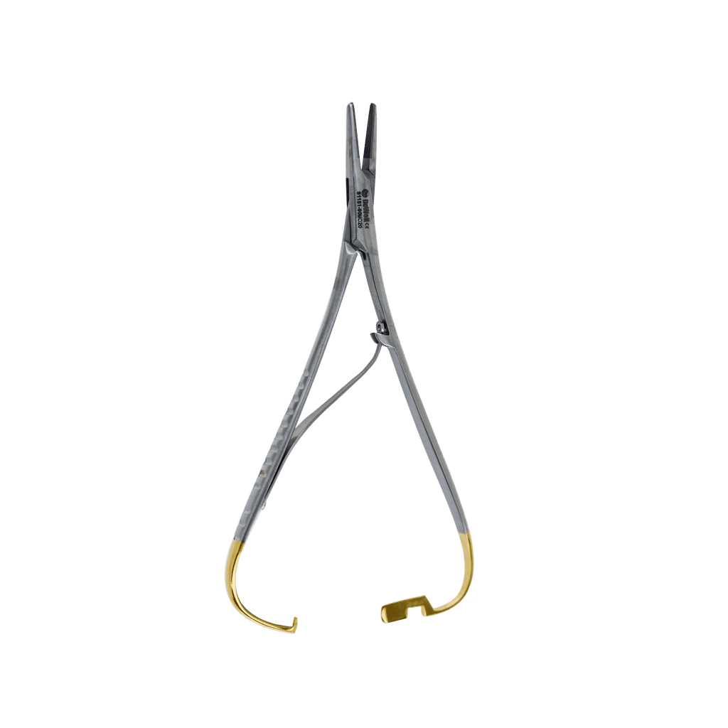 Surgical needle Holder - Mathieu Fine tip 14 cm Tungsten Carbide