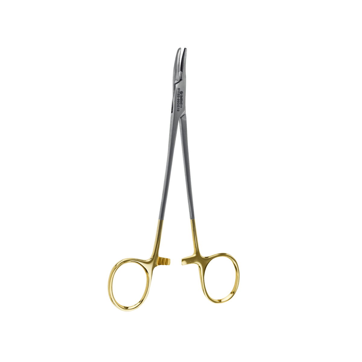 Crile - Wood Needle Holder Tungsten Carbide (Tungsten Carbide) 15 cm - Curved