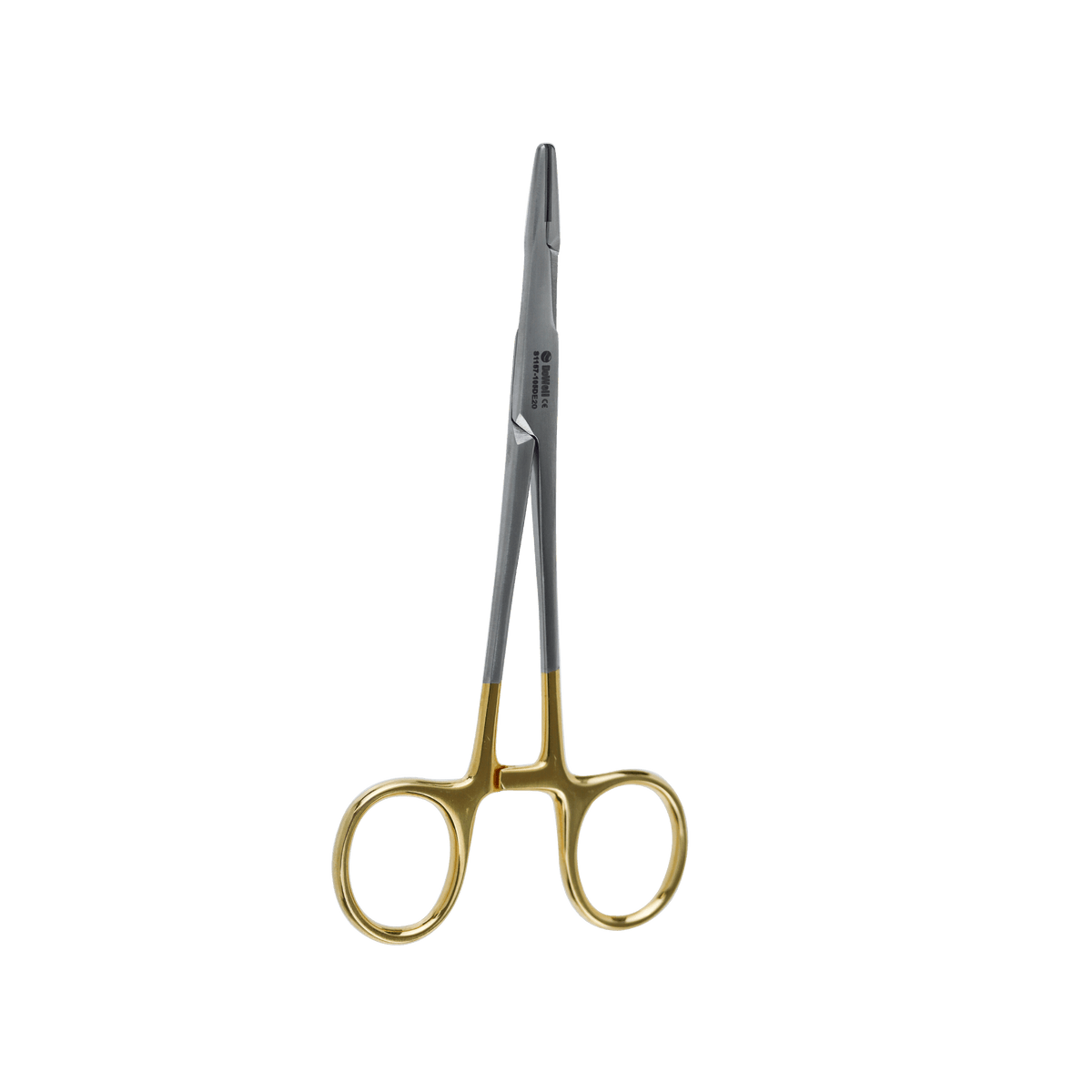 Olson Hegar Needle Holder with Scissors - Tungsten Carbide 14 cm - Straight