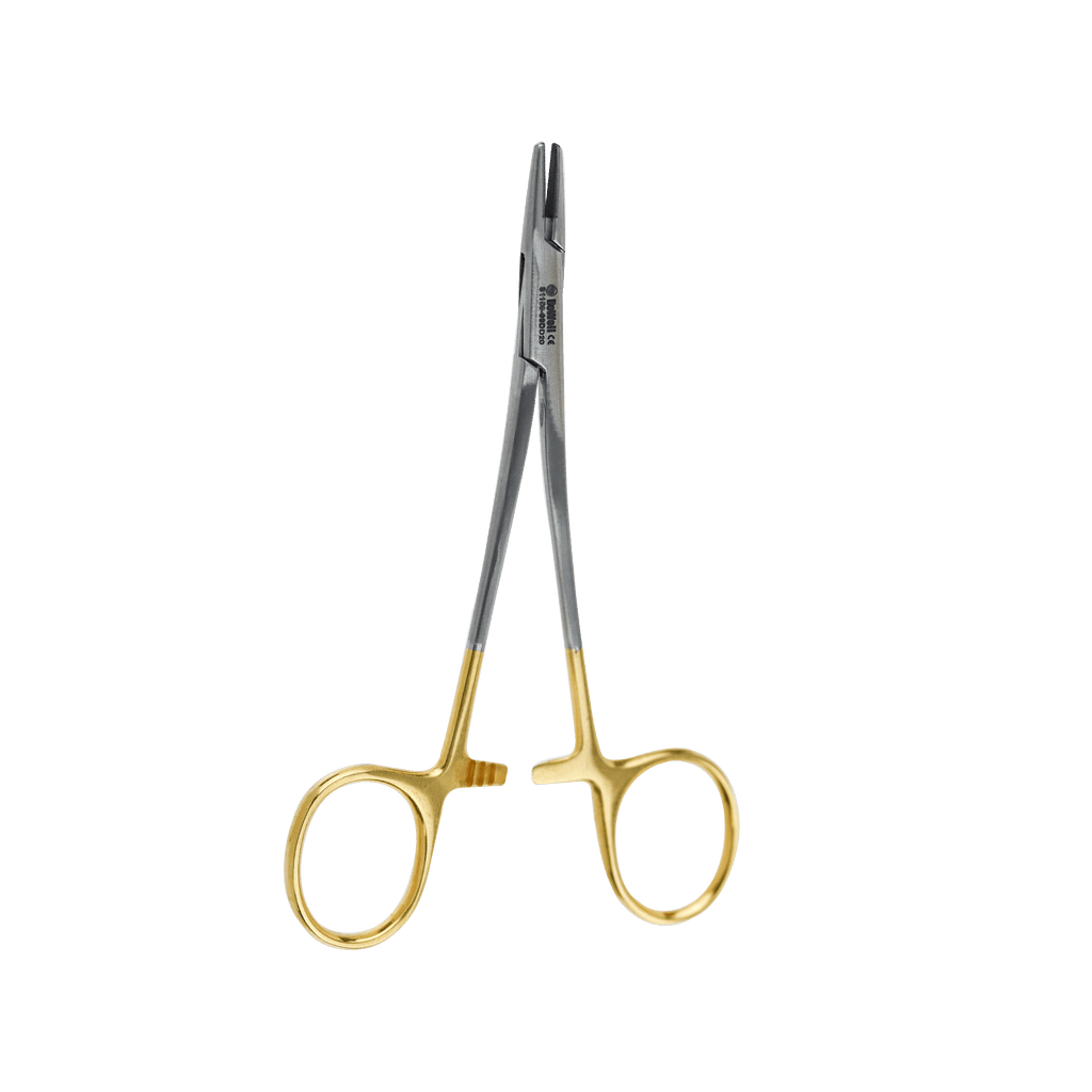 Harsey Needle Holder Tungsten Carbide (Tungsten Carbide) 13 cm - Straight