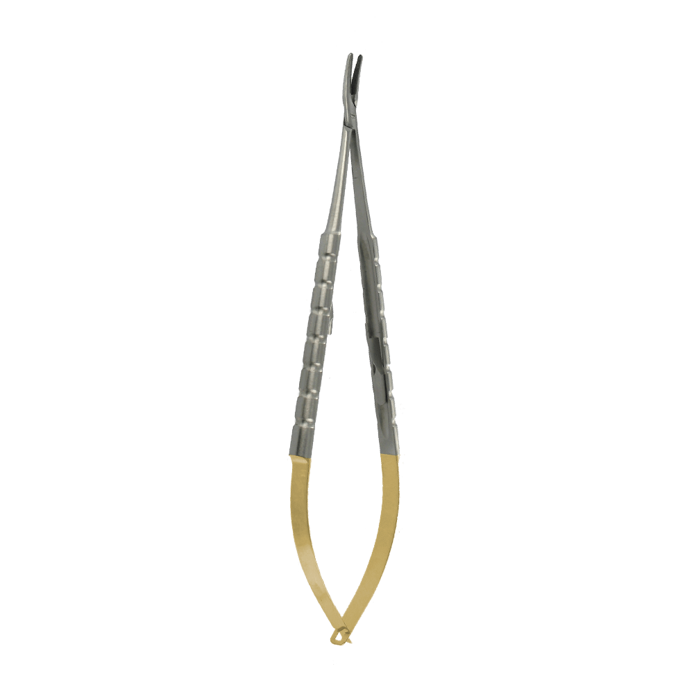 Micro Surgery Needle Holders - Castroviejo Needle Holders 18 cm Curved