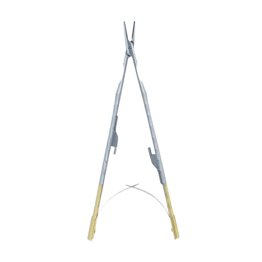 Micro Surgery Needle Holders - OPEN Castroviejo Needle Holders 18 cm Straight