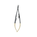 Micro Surgery Needle Holders - Castroviejo Needle Holders 14 cm Curved - Wide