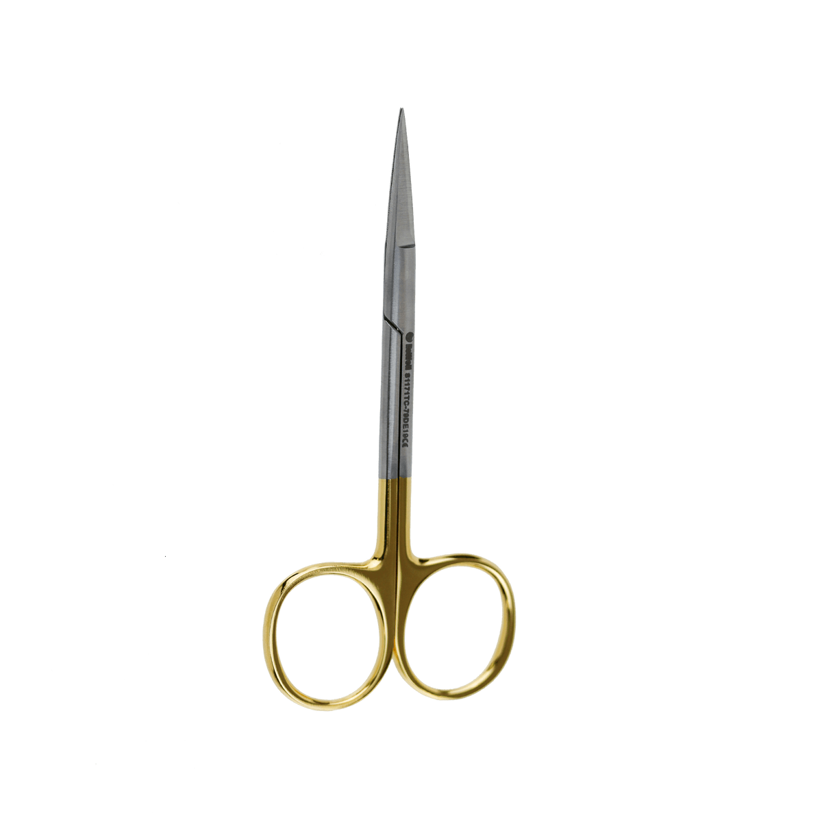 Serrated Tungsten Carbide - Iris Straight 11.5 cm