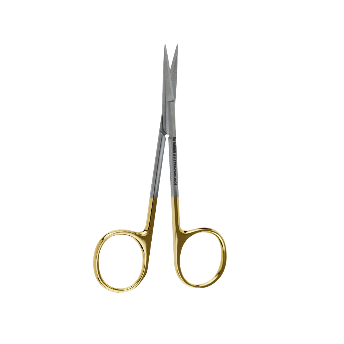 Serrated Tungsten Carbide - Iris Straight 11.5 cm