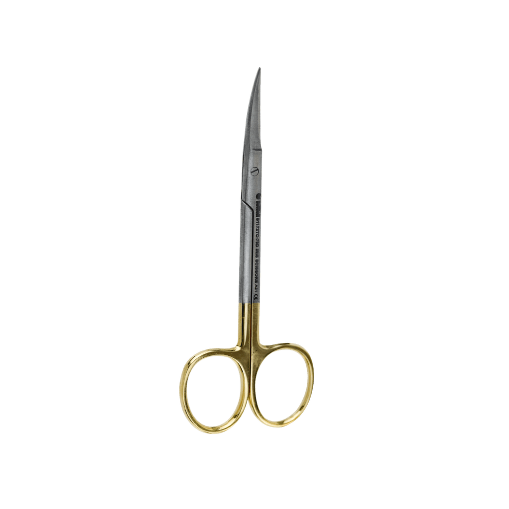 Serrated Tungsten Carbide - Iris Curved 11.5 cm