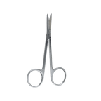 Surgical Suture Scissors - Short Suture Scissor 12 cm Hooked end to lift suture