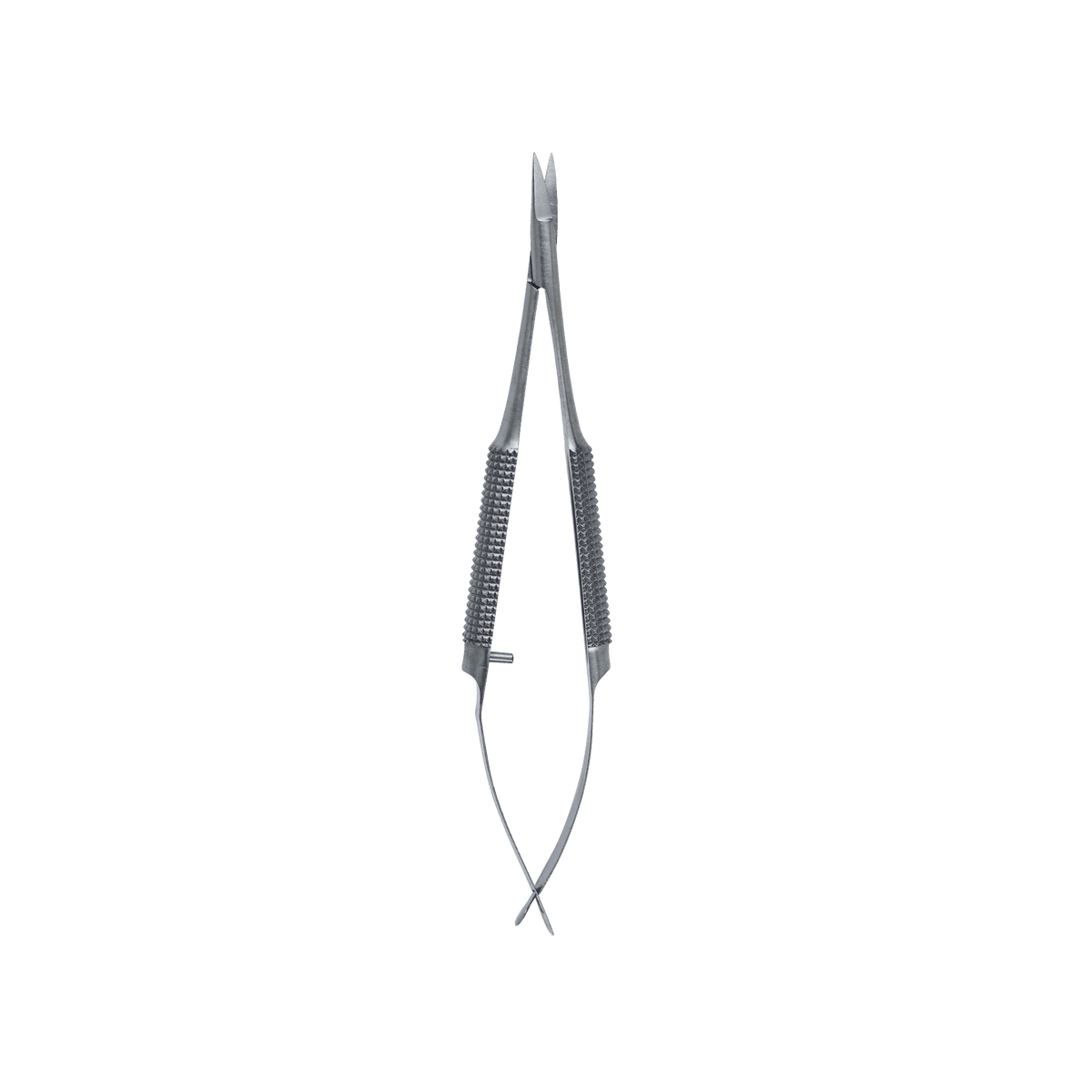 Serrated - Castroviejo scissors Curved 10 cm