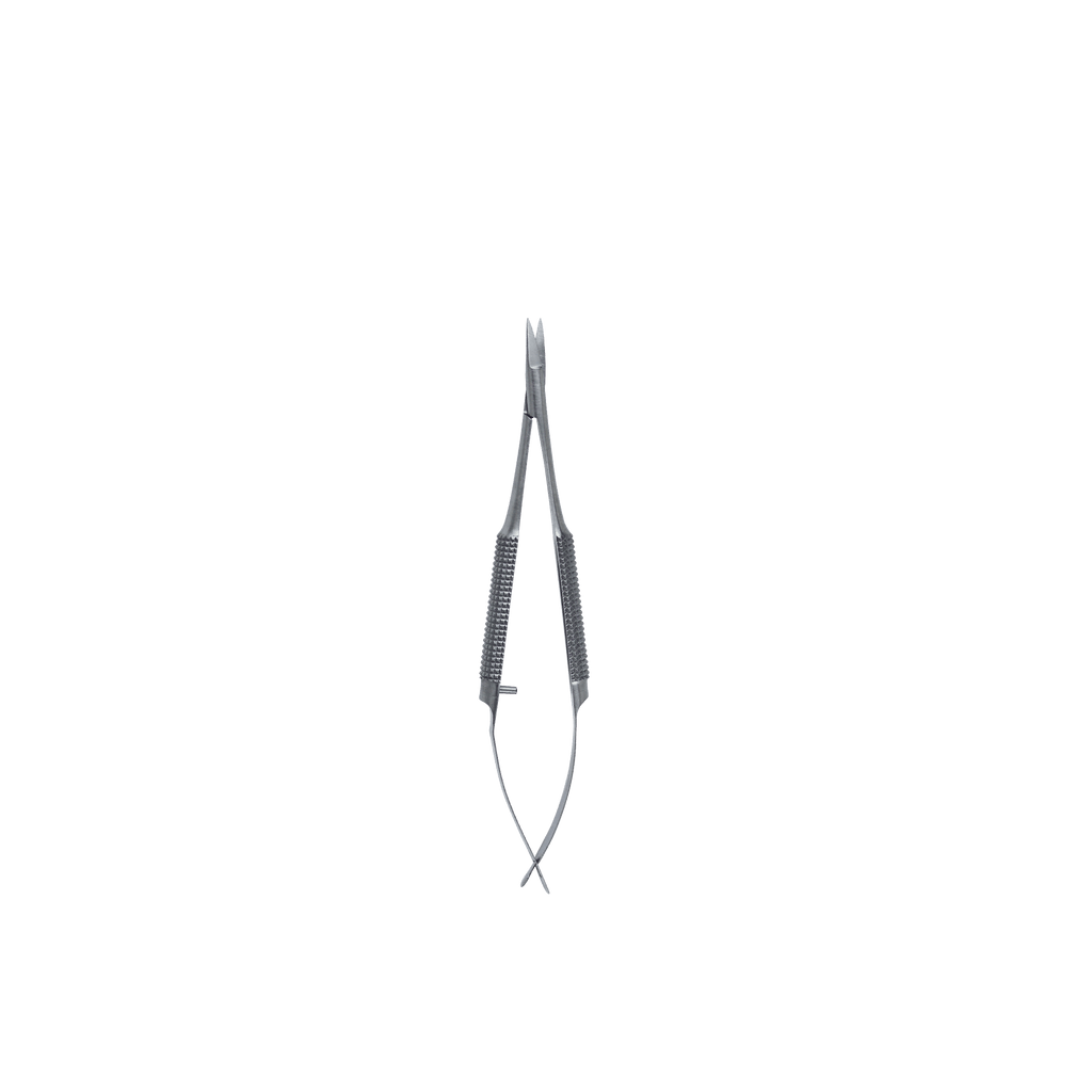 Serrated - Castroviejo scissors Curved 10 cm