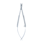 Serrated - Castroviejo scissors Curved 10 cm