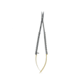 Serrated Tungsten Carbide tips - Castroviejo scissors Straight 15 cm