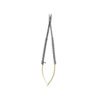 Serrated Tungsten Carbide tips - Castroviejo scissors Straight 15 cm