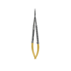 Serrated Tungsten Carbide tips - Castroviejo scissors Straight 15 cm