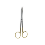 Serrated Tungsten Carbide tips Goldman Fox scissors Curved 13 cm