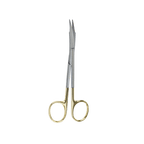 Serrated Tungsten Carbide tips Goldman Fox scissors Curved 13 cm