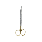 Serrated Tungsten Carbide tips Goldman Fox scissors Curved 13 cm