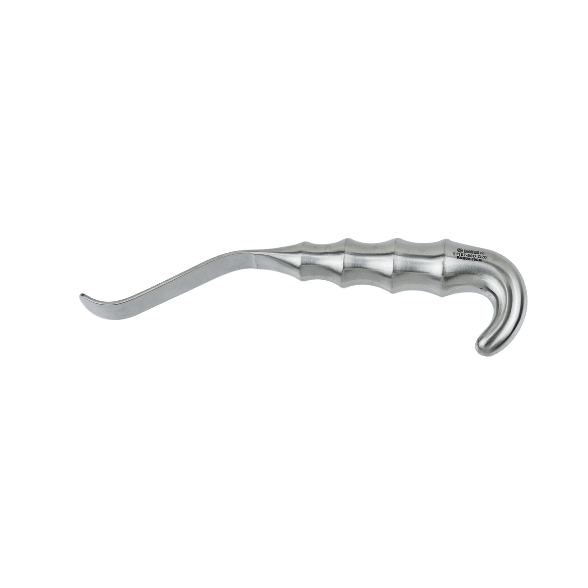 Surgical Ramus Retractor with Ergonomic Large Handle 10 cm