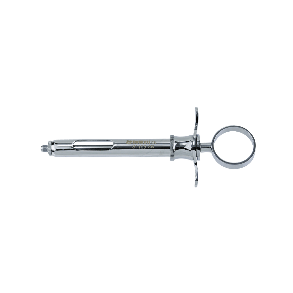Dental Aspirating Syringes - 1.8 mL with Harpoon - T Bar