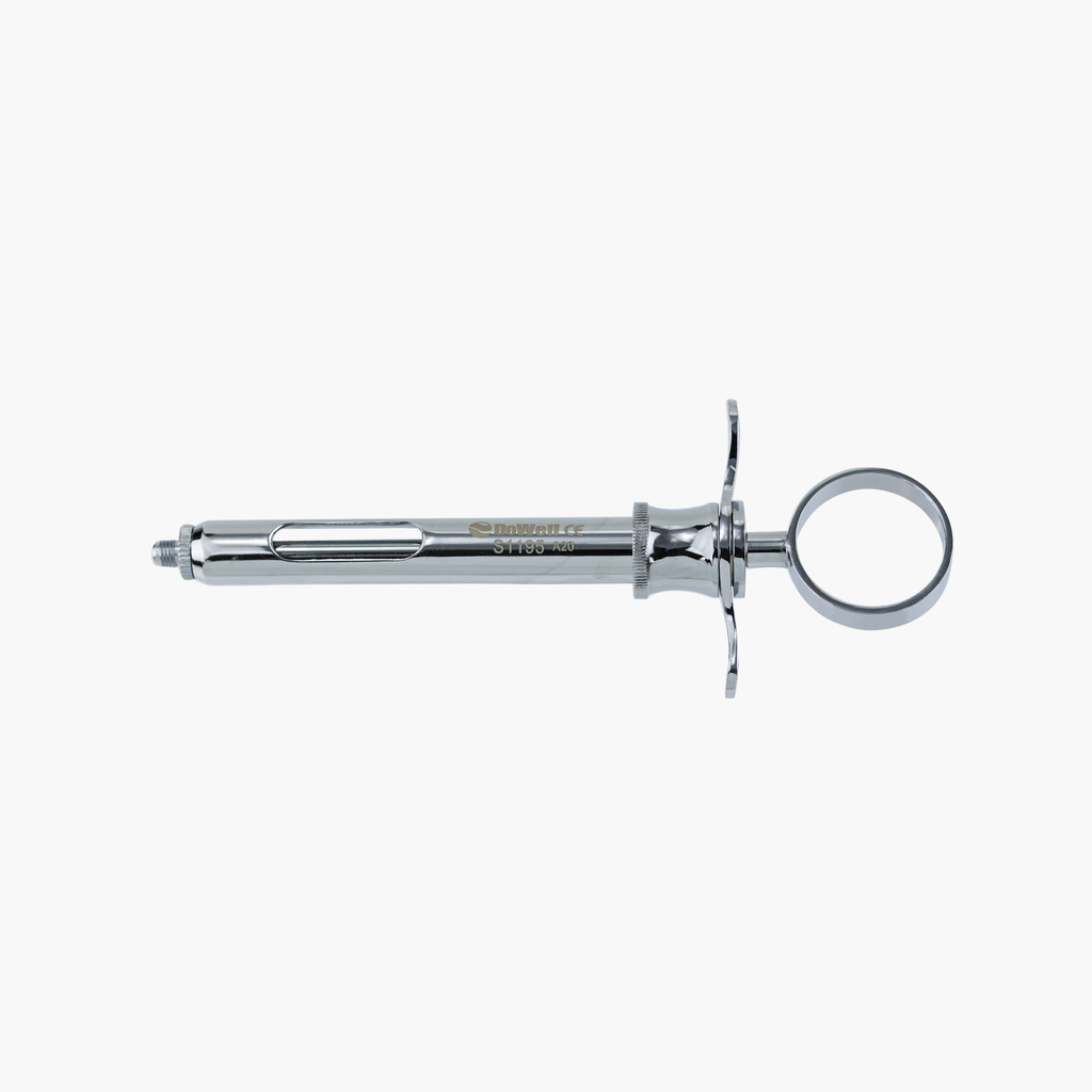 Dental Aspirating Syringes - 1.8 mL with Harpoon - T Bar