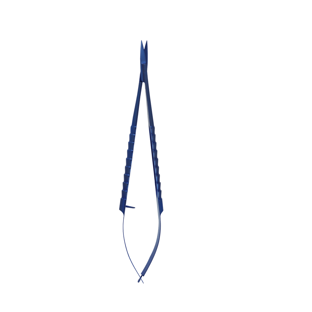 Castroviejo Surgical Gum Tissue Scissors - Tungsten Carbide - 15 cm - Serrated Straight
