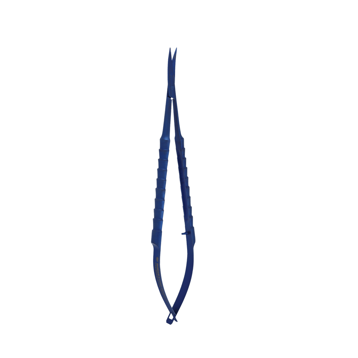 Castroviejo Surgical Gum Tissue Scissors - Tungsten Carbide - 15 cm Serrated Curved