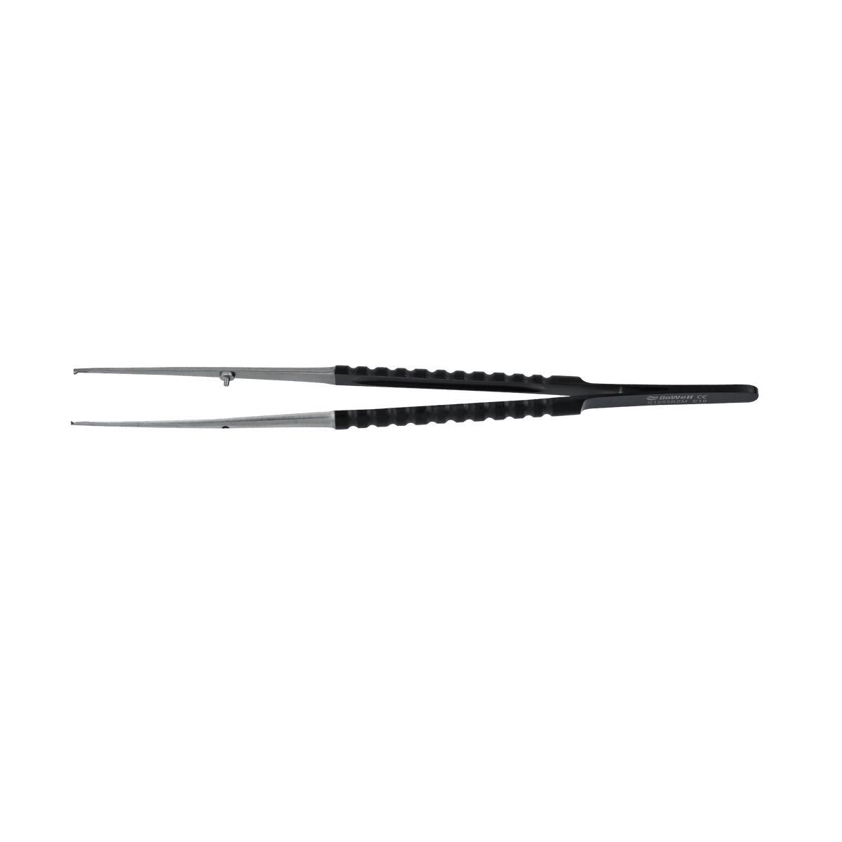 Dr. Ziv Mazor Gerald Tissue Forceps 1 x 2 Teeth - Black Titanium