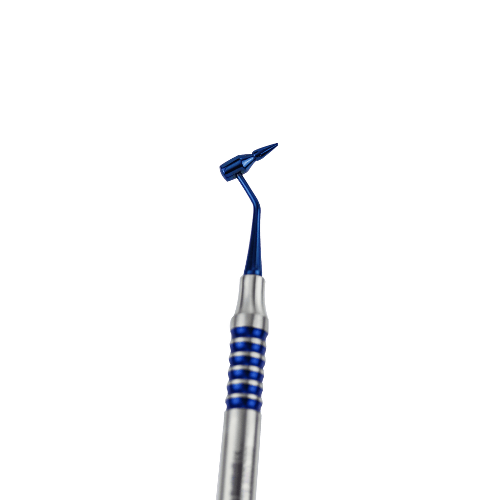 Micro Surgery Periodontal Universal Instruments Bone Graft Carrier and Bone Packer - Blue Titanium
