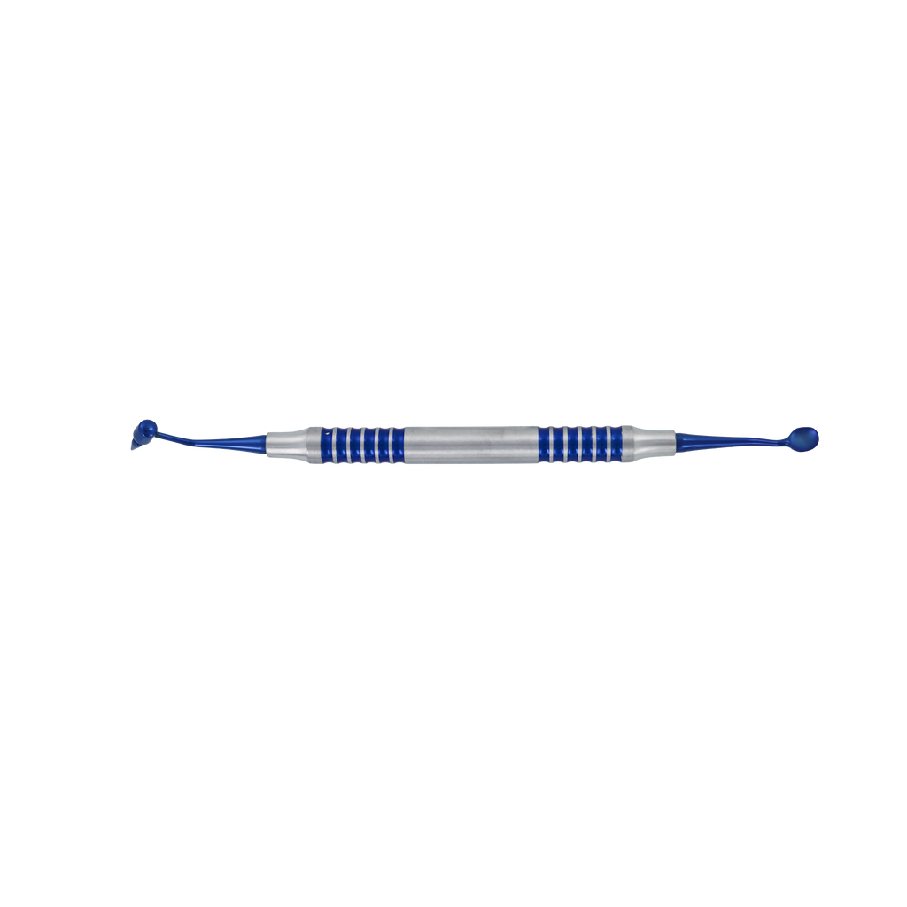 Micro Surgery Periodontal Universal Instruments Bone Graft Carrier and Bone Packer - Blue Titanium