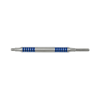 Dental Mirror Handle - Blue Titanium