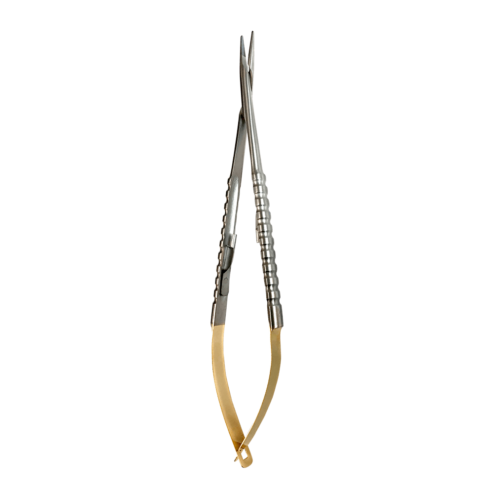 Micro Surgery Castroviejo Needle Holders - Blue Line