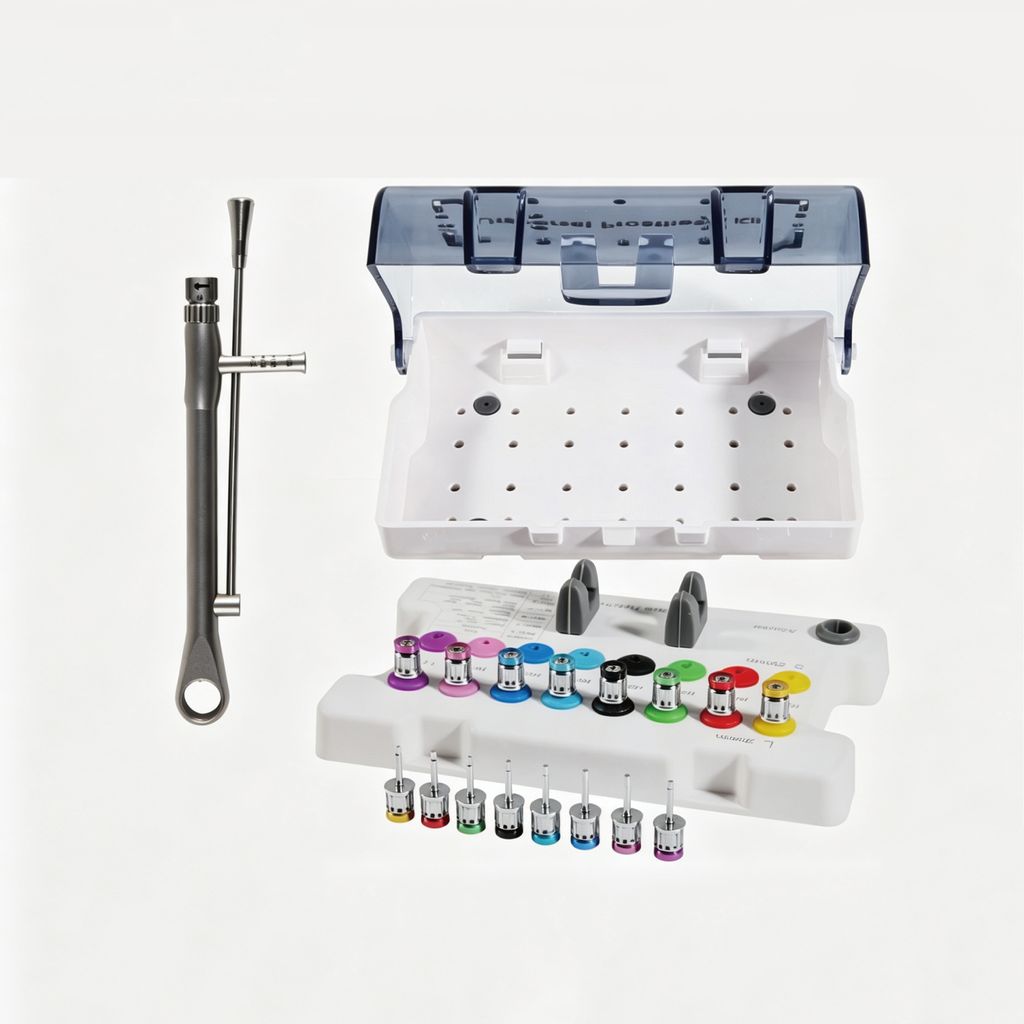 Universal Dental Implant Prosthetic Driver Kit with Torque Wrench